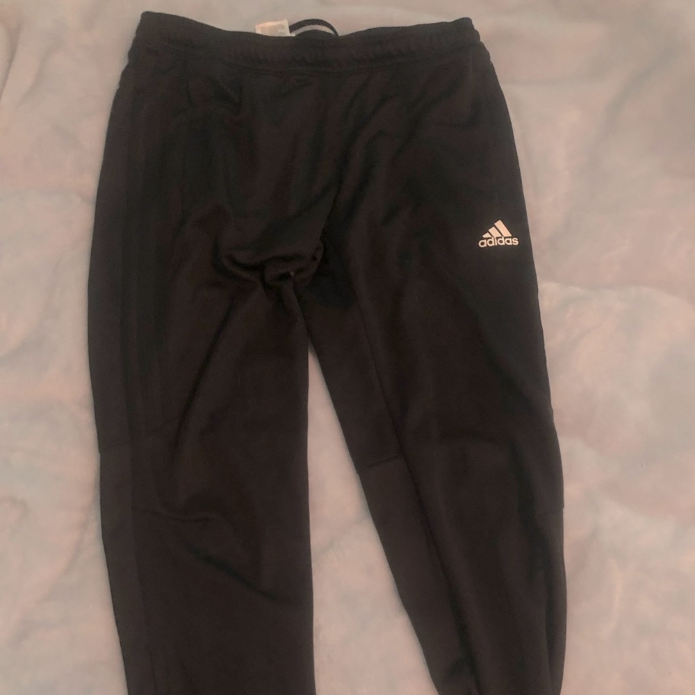 black adidas sweatpants
